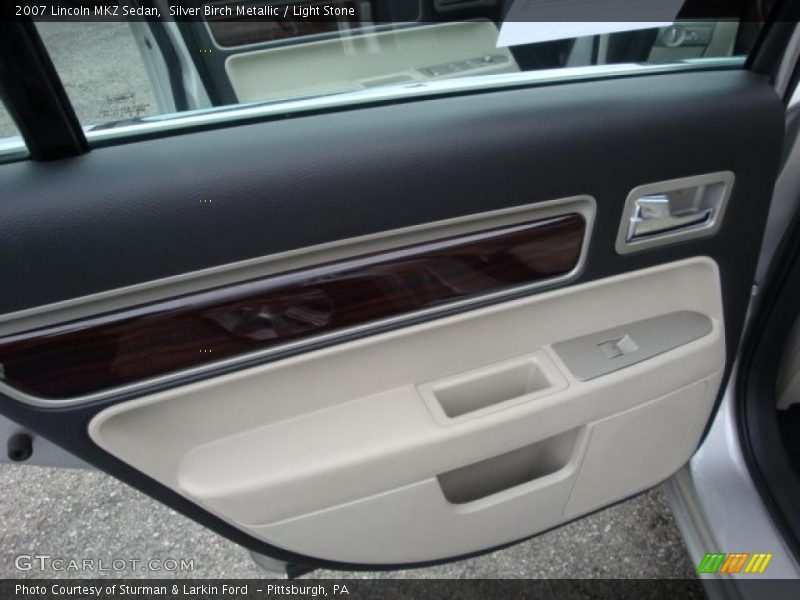 Silver Birch Metallic / Light Stone 2007 Lincoln MKZ Sedan
