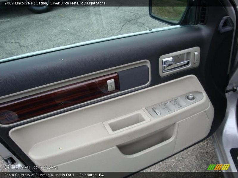 Silver Birch Metallic / Light Stone 2007 Lincoln MKZ Sedan