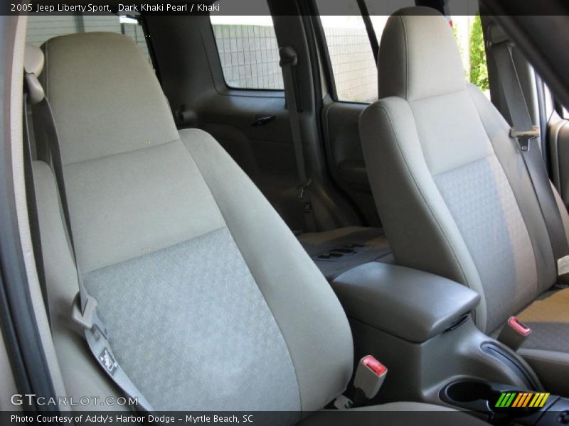 Dark Khaki Pearl / Khaki 2005 Jeep Liberty Sport