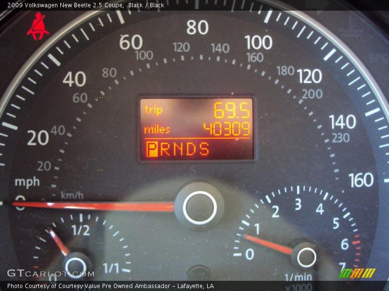 Black / Black 2009 Volkswagen New Beetle 2.5 Coupe