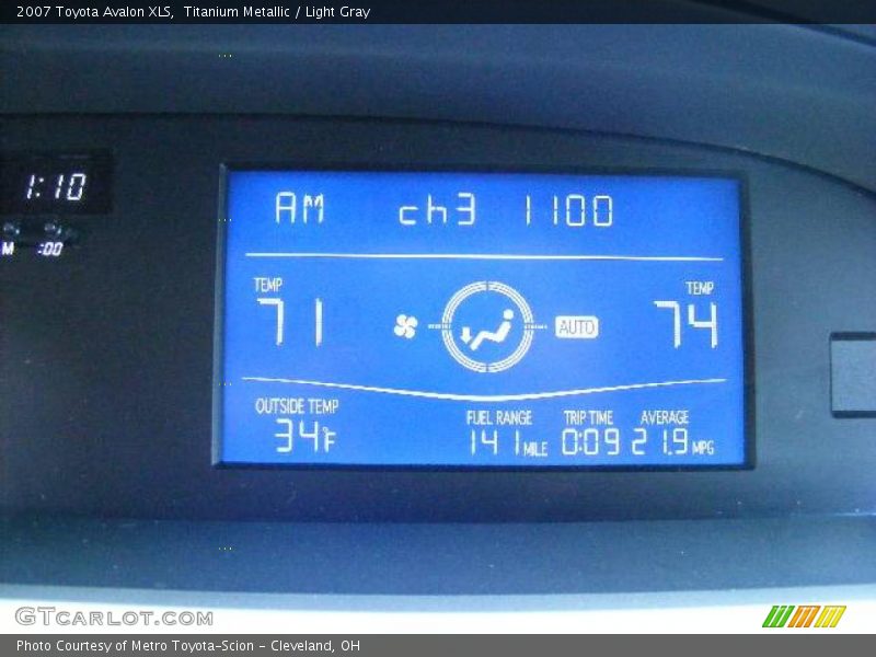 Titanium Metallic / Light Gray 2007 Toyota Avalon XLS