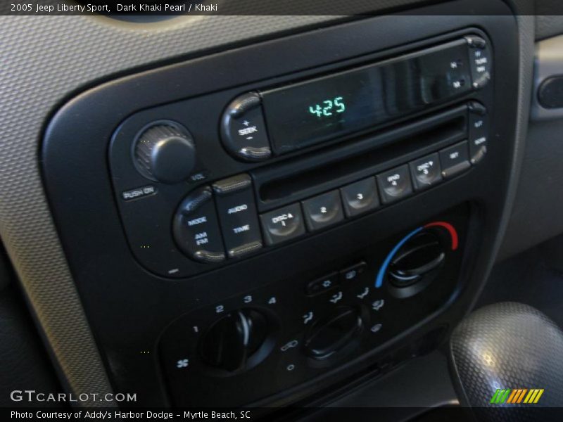 Dark Khaki Pearl / Khaki 2005 Jeep Liberty Sport