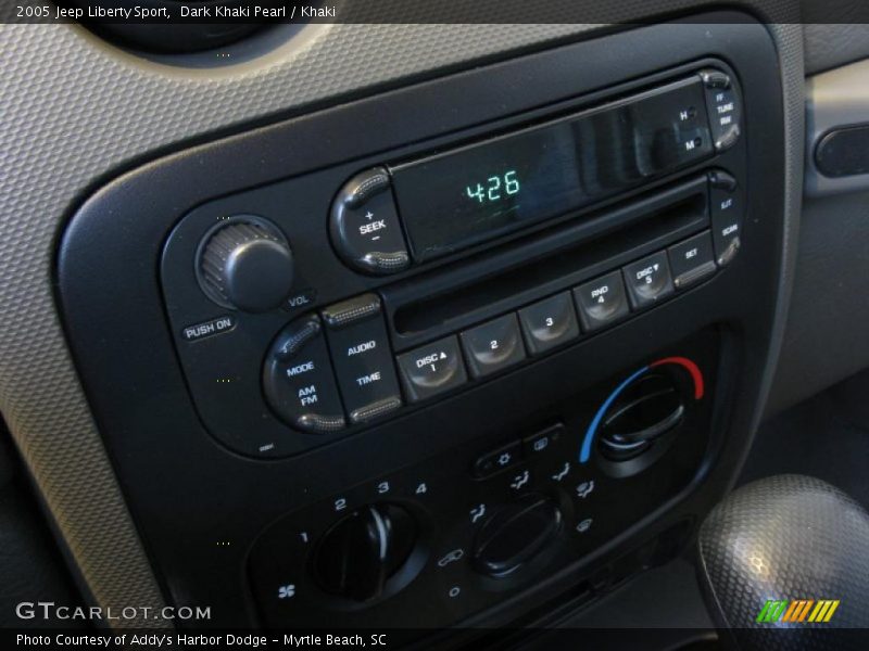 Dark Khaki Pearl / Khaki 2005 Jeep Liberty Sport
