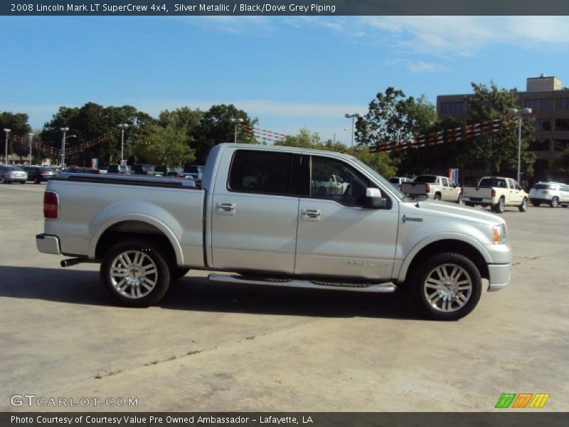 Silver Metallic / Black/Dove Grey Piping 2008 Lincoln Mark LT SuperCrew 4x4