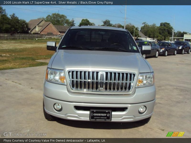 Silver Metallic / Black/Dove Grey Piping 2008 Lincoln Mark LT SuperCrew 4x4