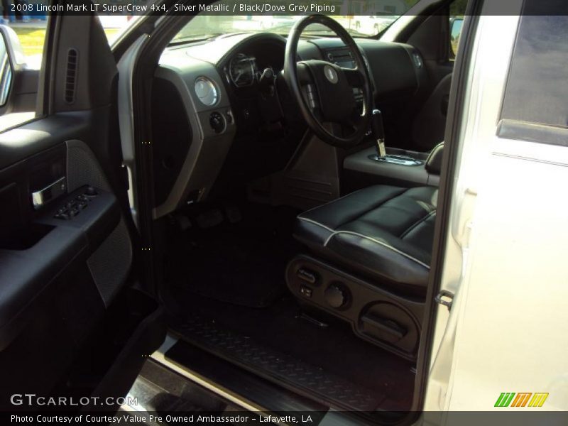 Silver Metallic / Black/Dove Grey Piping 2008 Lincoln Mark LT SuperCrew 4x4
