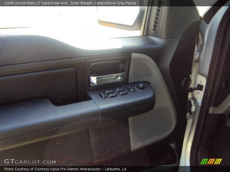 Silver Metallic / Black/Dove Grey Piping 2008 Lincoln Mark LT SuperCrew 4x4