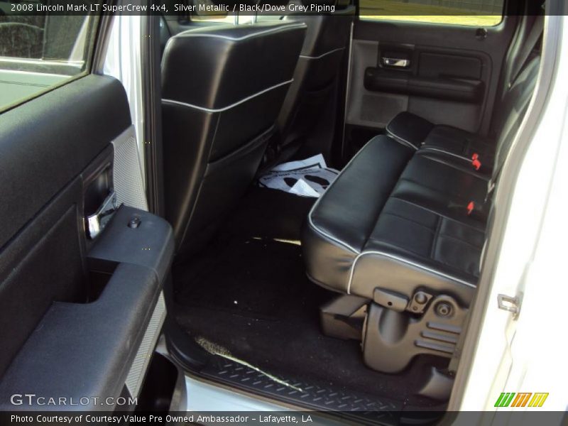 Silver Metallic / Black/Dove Grey Piping 2008 Lincoln Mark LT SuperCrew 4x4