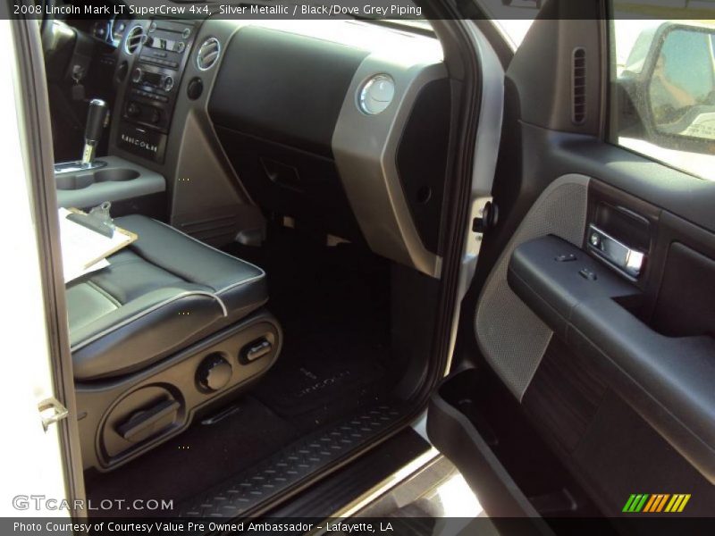 Silver Metallic / Black/Dove Grey Piping 2008 Lincoln Mark LT SuperCrew 4x4