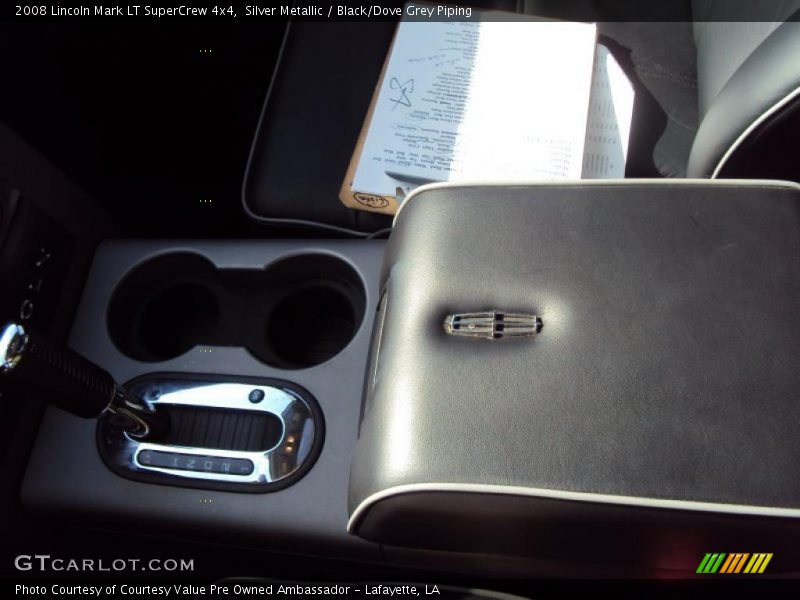 Silver Metallic / Black/Dove Grey Piping 2008 Lincoln Mark LT SuperCrew 4x4
