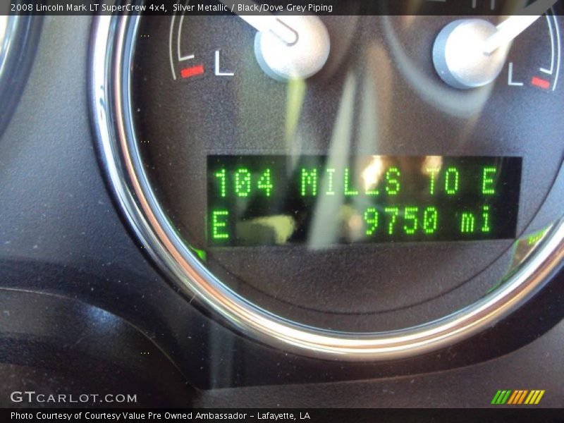 Silver Metallic / Black/Dove Grey Piping 2008 Lincoln Mark LT SuperCrew 4x4