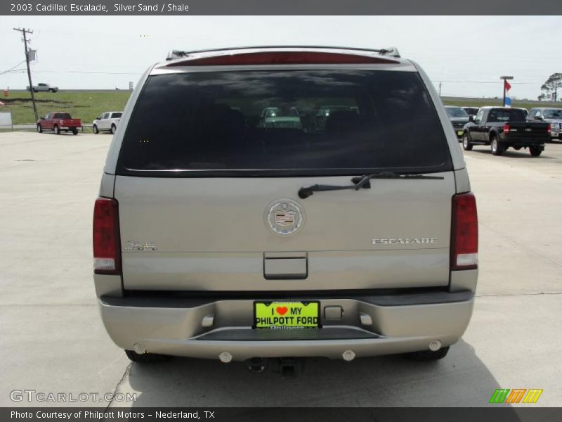 Silver Sand / Shale 2003 Cadillac Escalade