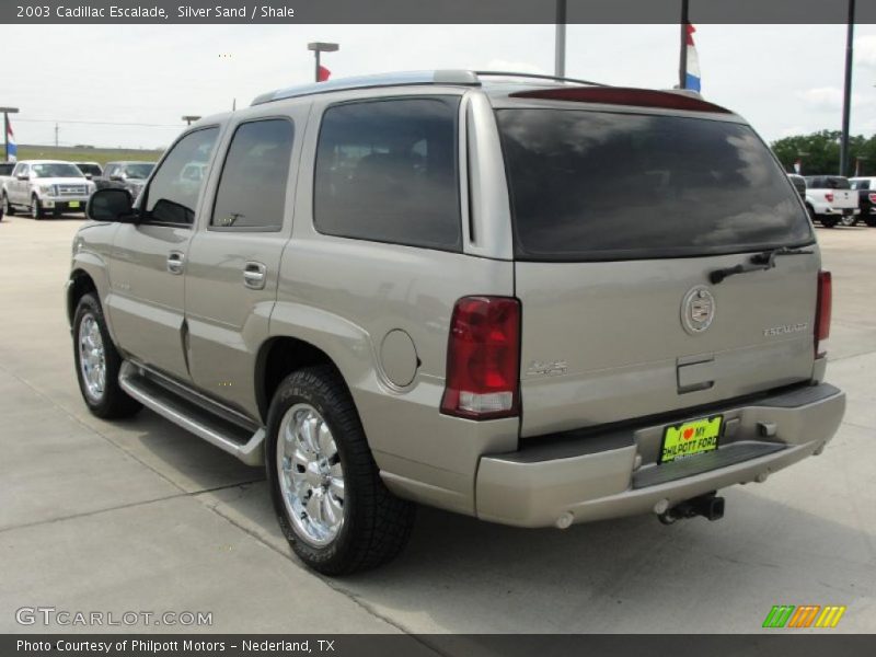 Silver Sand / Shale 2003 Cadillac Escalade
