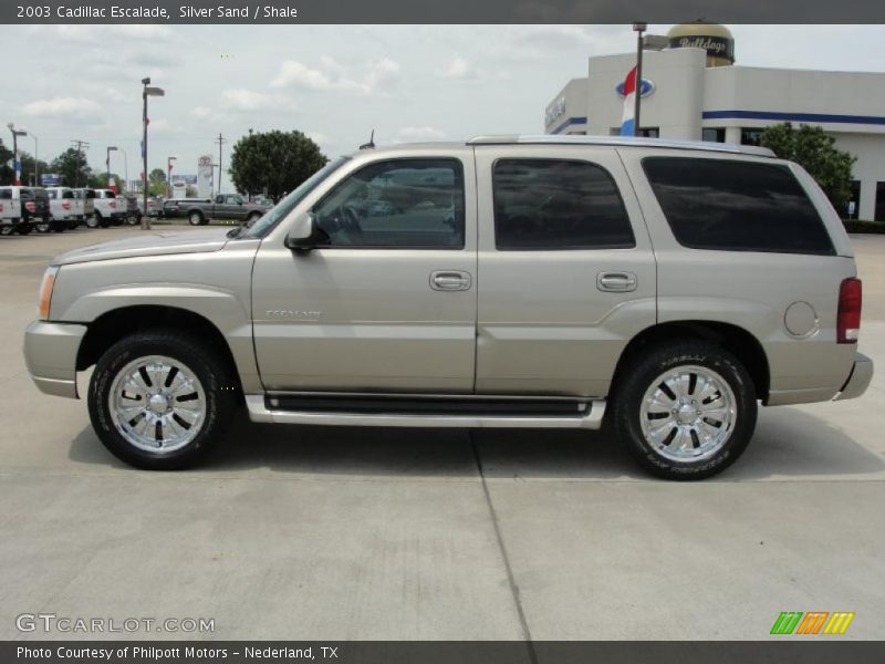 Silver Sand / Shale 2003 Cadillac Escalade