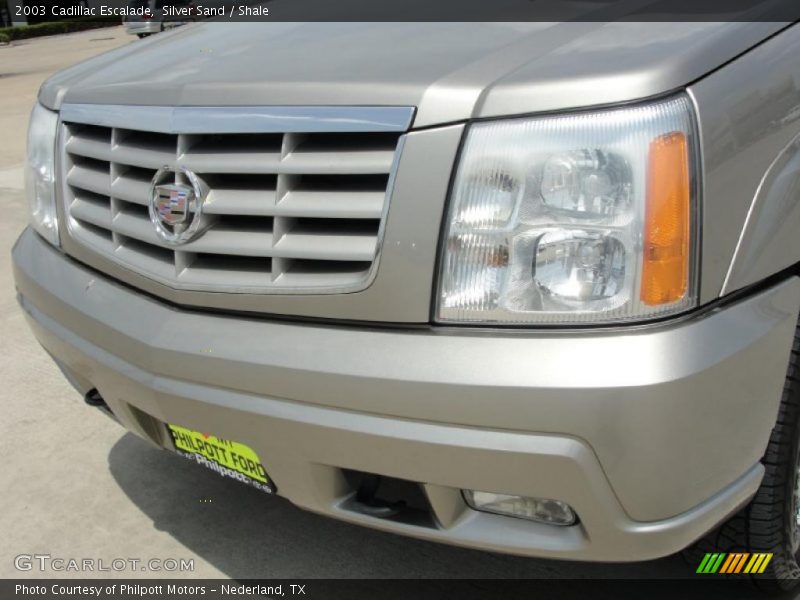 Silver Sand / Shale 2003 Cadillac Escalade