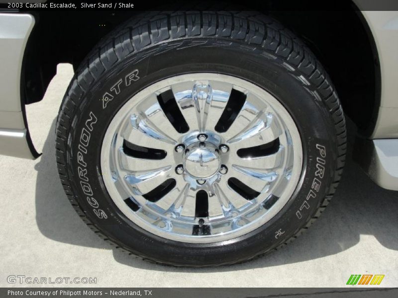 Silver Sand / Shale 2003 Cadillac Escalade