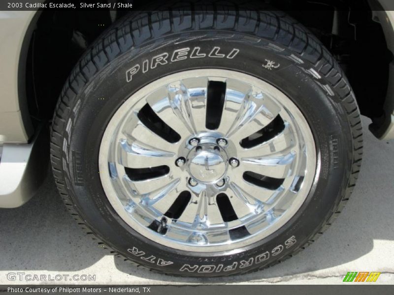 Silver Sand / Shale 2003 Cadillac Escalade
