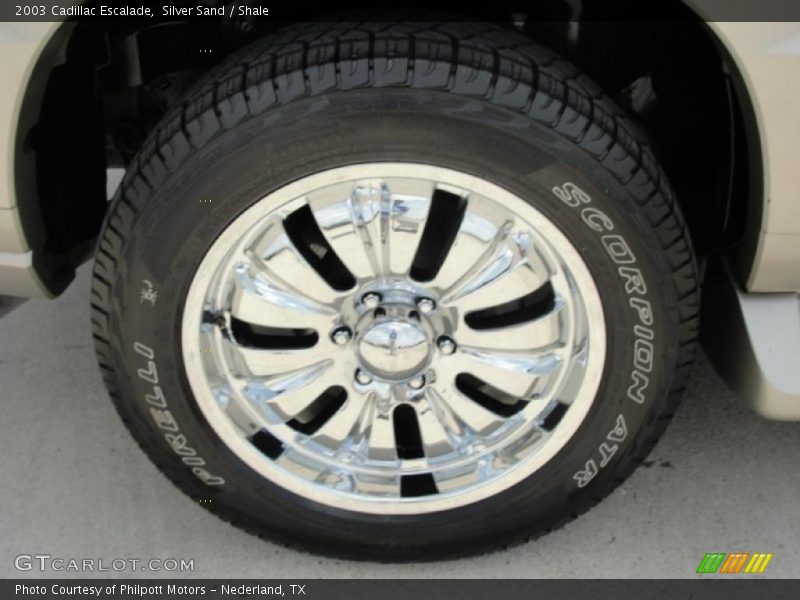 Silver Sand / Shale 2003 Cadillac Escalade