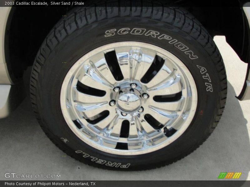 Silver Sand / Shale 2003 Cadillac Escalade