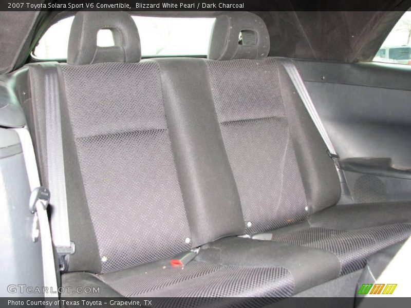 Blizzard White Pearl / Dark Charcoal 2007 Toyota Solara Sport V6 Convertible