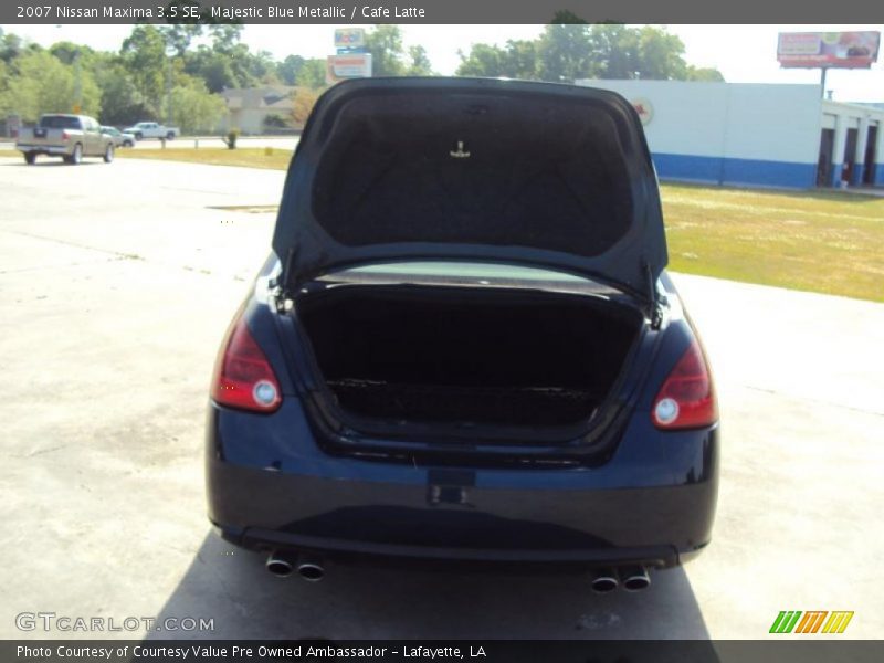 Majestic Blue Metallic / Cafe Latte 2007 Nissan Maxima 3.5 SE