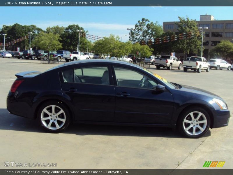 Majestic Blue Metallic / Cafe Latte 2007 Nissan Maxima 3.5 SE