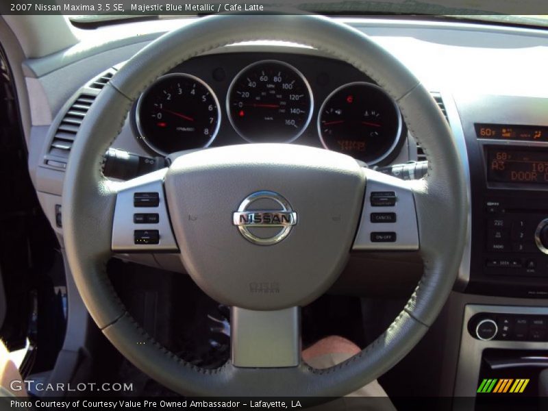 Majestic Blue Metallic / Cafe Latte 2007 Nissan Maxima 3.5 SE