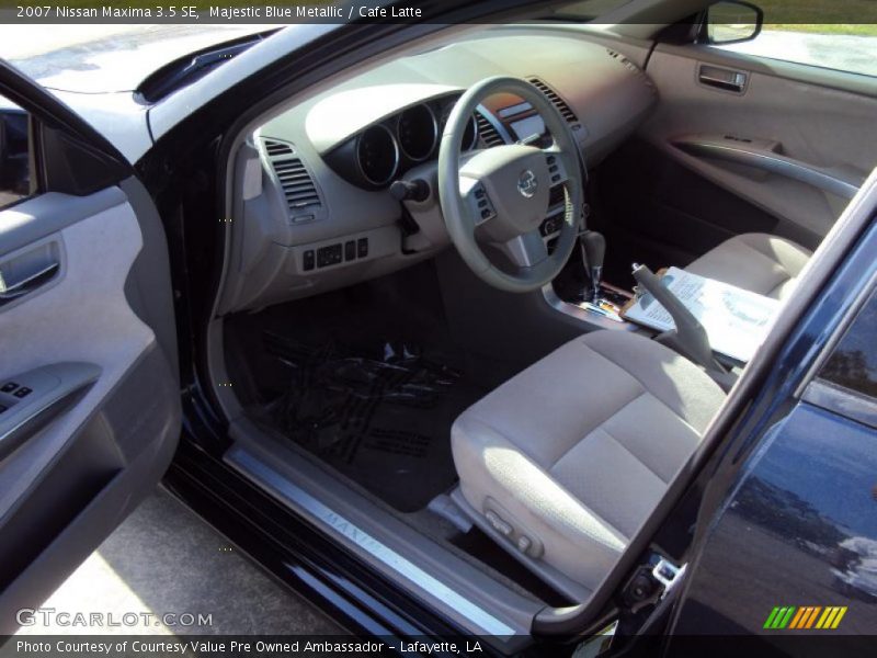 Majestic Blue Metallic / Cafe Latte 2007 Nissan Maxima 3.5 SE