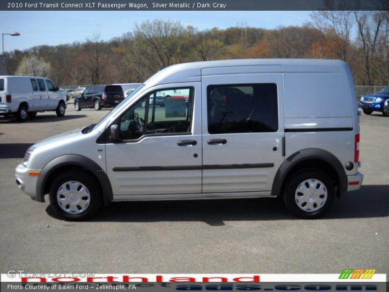 Silver Metallic / Dark Gray 2010 Ford Transit Connect XLT Passenger Wagon