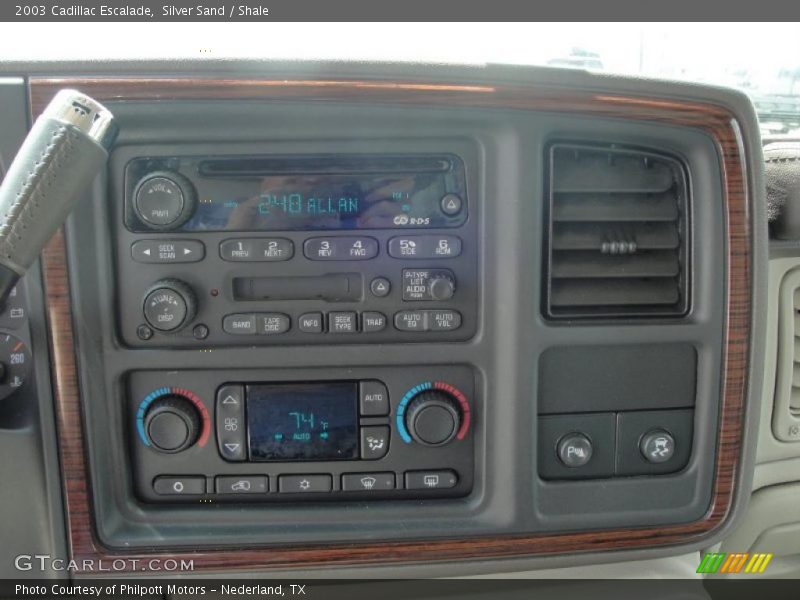 Silver Sand / Shale 2003 Cadillac Escalade