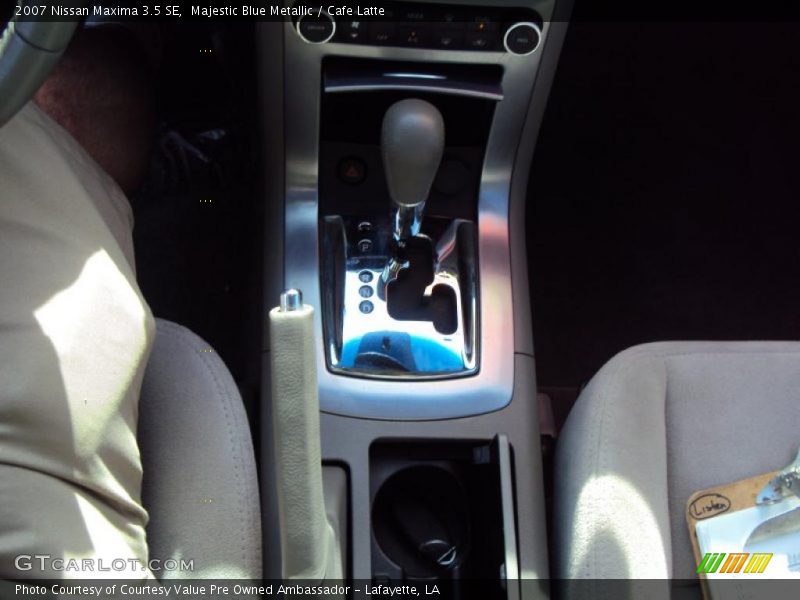 Majestic Blue Metallic / Cafe Latte 2007 Nissan Maxima 3.5 SE