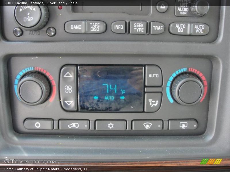 Silver Sand / Shale 2003 Cadillac Escalade