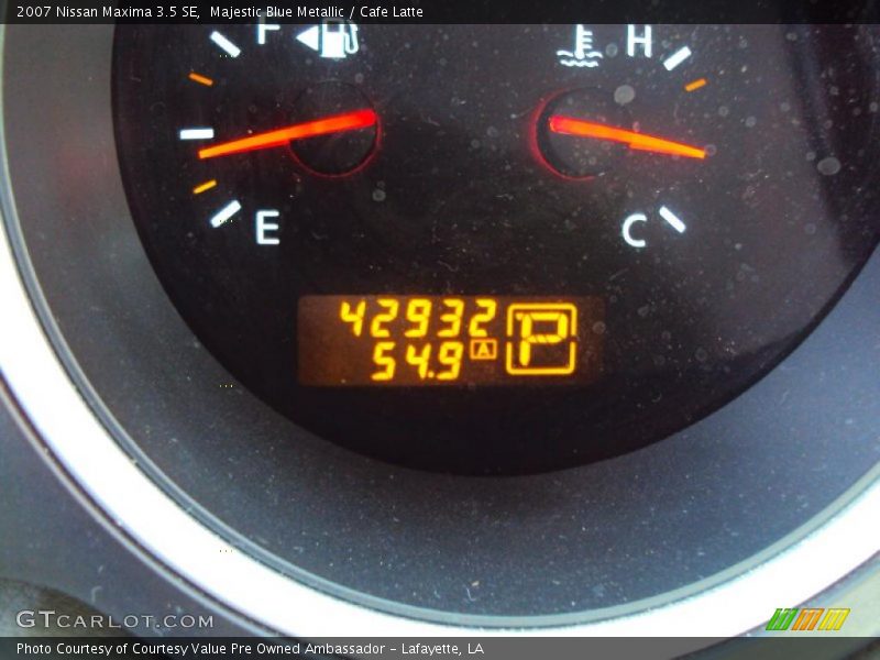 Majestic Blue Metallic / Cafe Latte 2007 Nissan Maxima 3.5 SE