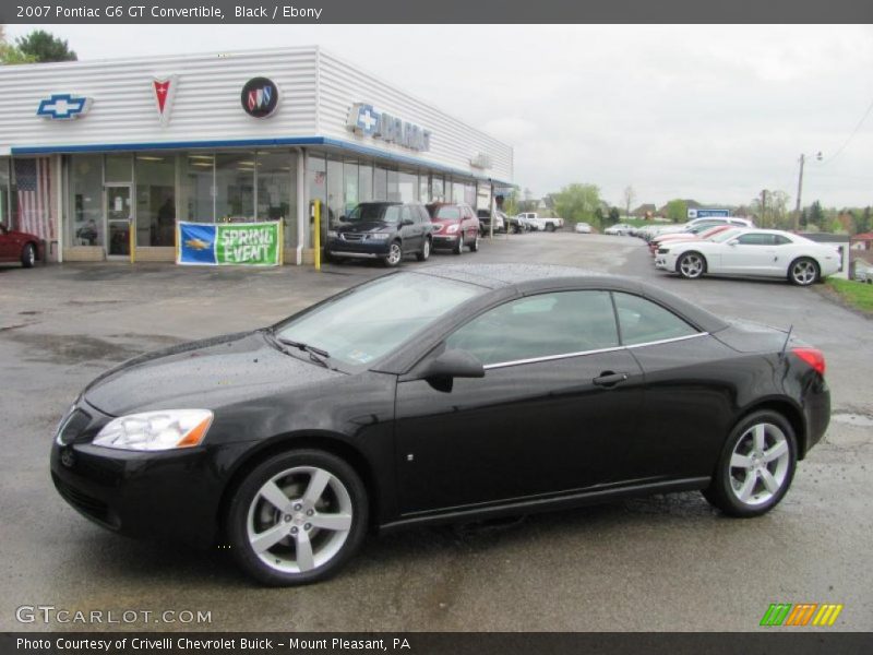 Black / Ebony 2007 Pontiac G6 GT Convertible