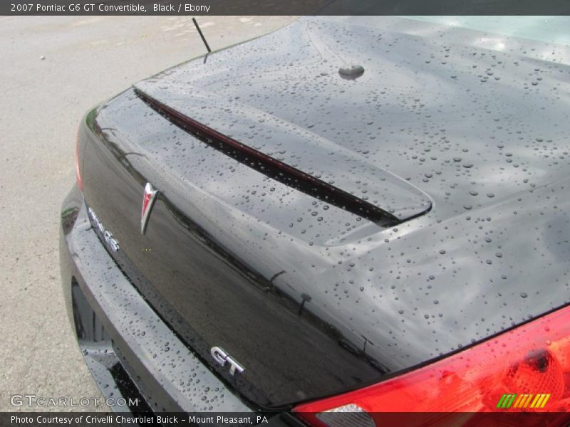 Black / Ebony 2007 Pontiac G6 GT Convertible