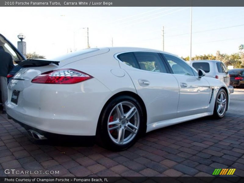 Carrara White / Luxor Beige 2010 Porsche Panamera Turbo