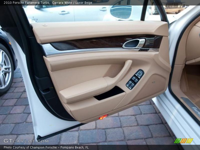 Carrara White / Luxor Beige 2010 Porsche Panamera Turbo