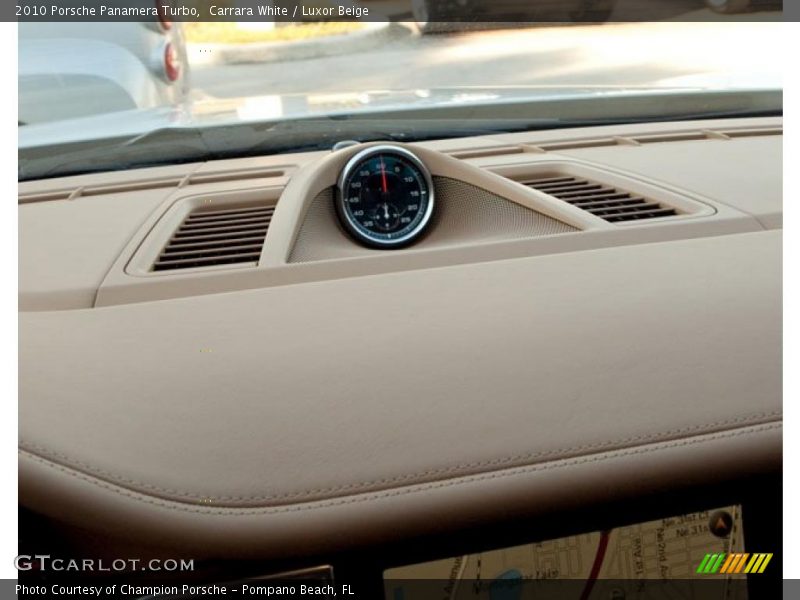 Carrara White / Luxor Beige 2010 Porsche Panamera Turbo