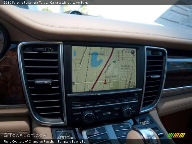 Carrara White / Luxor Beige 2010 Porsche Panamera Turbo