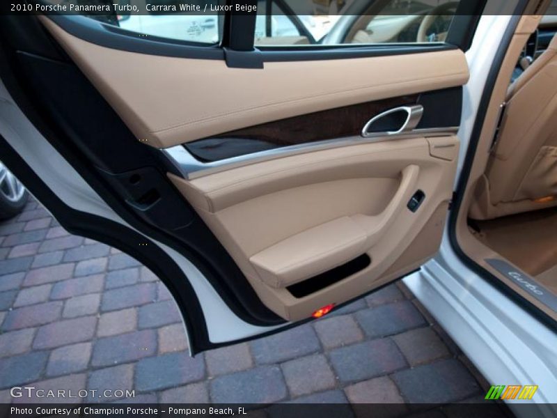 Carrara White / Luxor Beige 2010 Porsche Panamera Turbo