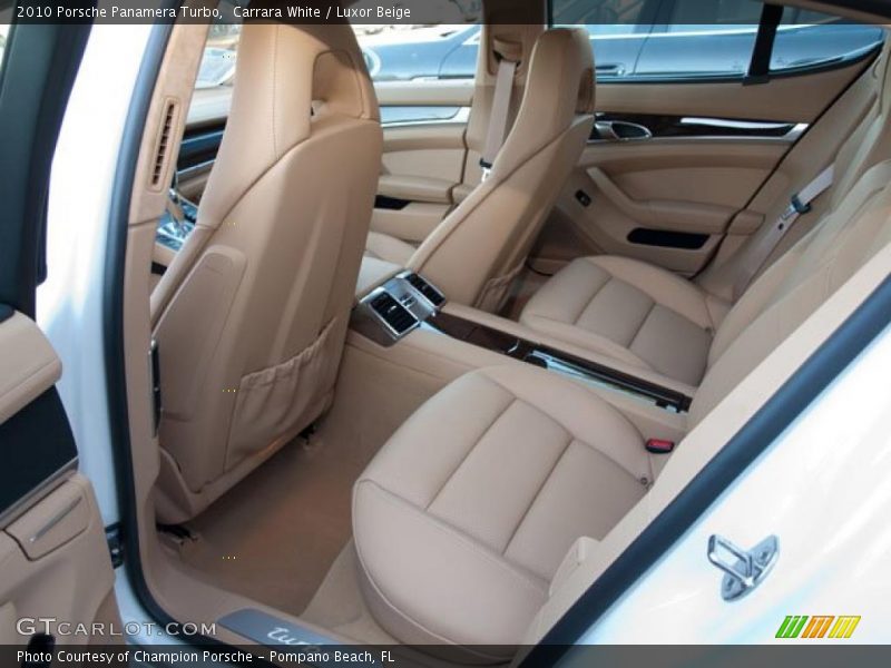 Carrara White / Luxor Beige 2010 Porsche Panamera Turbo