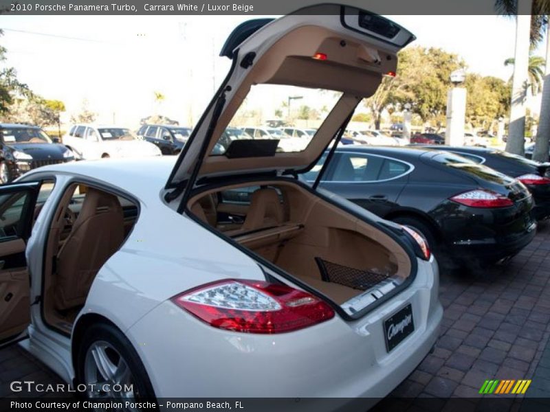 Carrara White / Luxor Beige 2010 Porsche Panamera Turbo