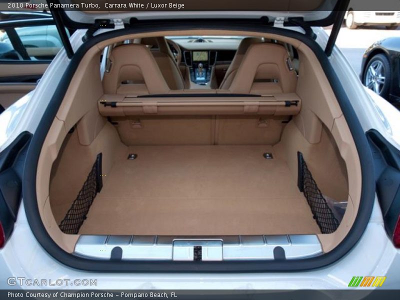 Carrara White / Luxor Beige 2010 Porsche Panamera Turbo