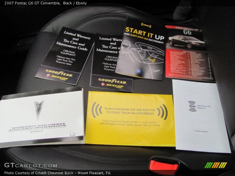 Black / Ebony 2007 Pontiac G6 GT Convertible