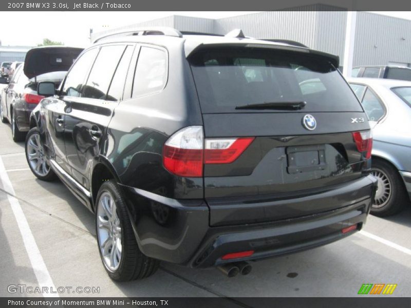 Jet Black / Tobacco 2007 BMW X3 3.0si