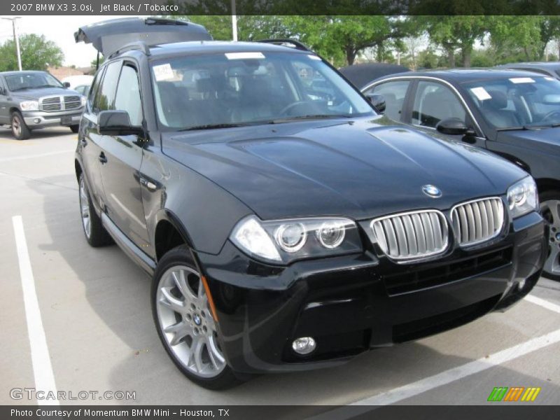Jet Black / Tobacco 2007 BMW X3 3.0si