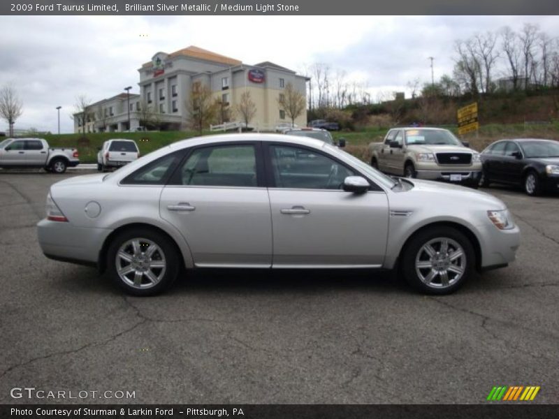 Brilliant Silver Metallic / Medium Light Stone 2009 Ford Taurus Limited