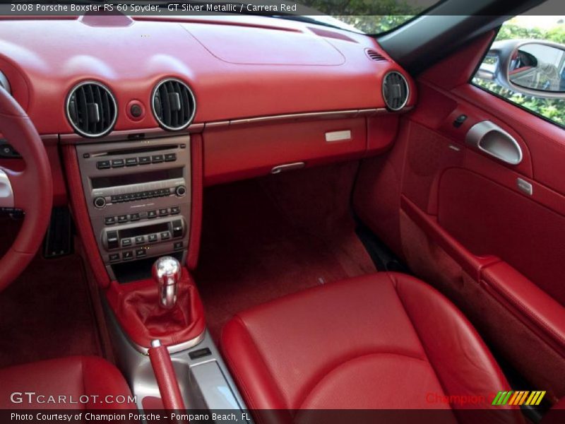 GT Silver Metallic / Carrera Red 2008 Porsche Boxster RS 60 Spyder