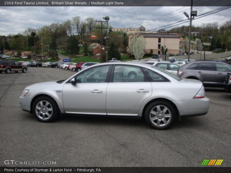 Brilliant Silver Metallic / Medium Light Stone 2009 Ford Taurus Limited