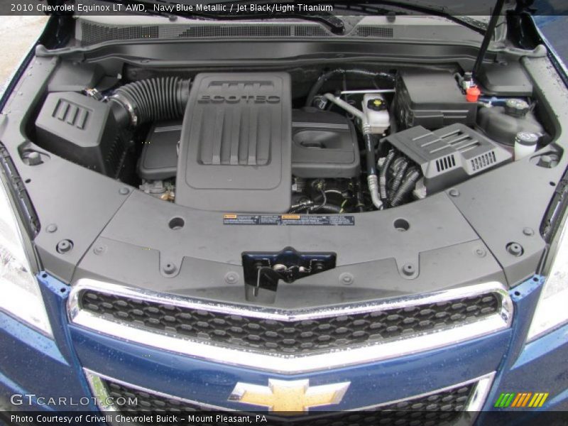 Navy Blue Metallic / Jet Black/Light Titanium 2010 Chevrolet Equinox LT AWD